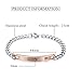 KOKOBUY His Queen Her King Bracelets Matching Set Titanium Stainless Steel Couple Bracelet Valentine Gift