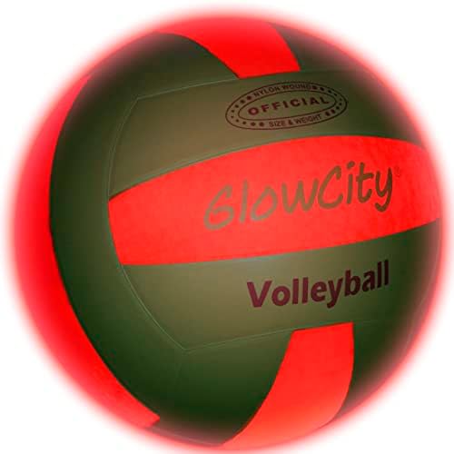 GlowCity Glow in The Dark Volleyball Light Up Volleyballs for Kids