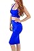 YMING Womens Sexy Crop Top Skirt Two Piece Club Bandage Dress