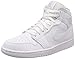 Nike Men's High-Top Sneakers Basketball Shoe, White Pure Platinum White 104, 10.5 US