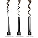 Culwad 3 in 1 Curling Wand Set with 3 Interchangeable Curling Iron Ceramic Barrels and a Heat Protective Glove