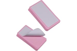 BeautyLeader 15pcs 12X6cm Nail Art Soft Stamping Protective Pink Color Stamper Rectangel Stamp Holder
