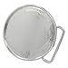 Buckle Rage Adult Unisex Craft Add Design Blank Plate Belt Buckle Circle Silver