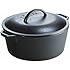Lodge L8DOL3 Cast Iron Dutch Oven with Dual Handles, Pre-Seasoned, 5-Quart