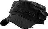 KBK-1465 BLK S Cadet Army Cap Basic Everyday