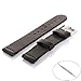 VIMVIP 20mm Genuine leather Band Strap for Motorola Moto 360 2nd Gen Smart Watch 42mm Samsung Gear S2 Classic (Black)