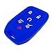 2Pcs Coolbestda Rubber 6 Button Smart Key Fob Cover Case Remote Protector Skin Keyless Jacket Holder for 2015 2016 2017 2018 2019 2020 Chevrolet Suburban Tahoe GMC Yukon XL HYQ1AA