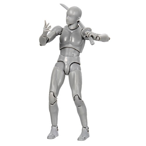 Tulas Action Figure Drawing Model, Human Mannequin Body Kun Doll Body-Chan Male/Female Action Figure DX Set with Accessories Kit, Suitable for Sketching, Painting, Drawing, Artist. - Thumbnail 6