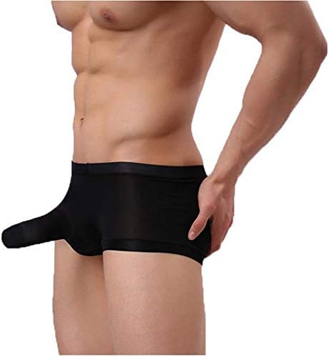 WLITTLE Men's Briefs Wetlook Elephant Bulge Briefs Underwear Pouch T Underwear Underpants Shorts
