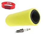 SPM Dual Stage Air Filter with Spark Plug for Yamaha Rhino 660 450 Replace 5UG-E4451-00-00