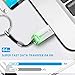 SAWAKE USB Flash Drive, 64GB USB 3.0 Thumb Drive, Waterproof Memory Stick with Keychain (Silver)