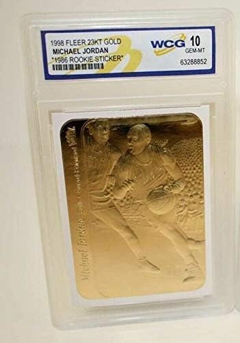 23 karat gold michael jordan card worth