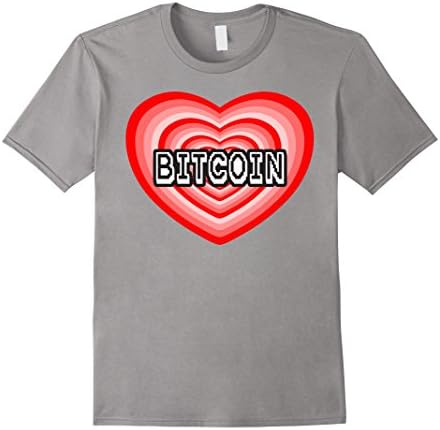Mens Funny Bitcoin T-Shirt BTC 10,000 USD 10k bitcoin tee shirts Small Slate