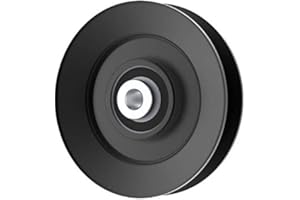 Phoenix Mfg. 4 Inch Dia 3/8 Inch Bore Steel V-Groove Idler Pulley Replacement for Bercomac 102766