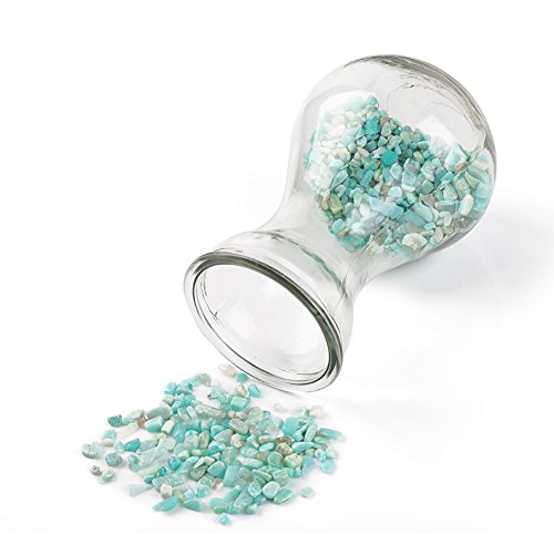 ZUINIUBI 200g Light Blue Pebble for Aqurium Fish Turtle Tank Landscape Bottom Decoration Sand Stone Rocks Ornament