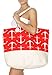 SERENITA Extra Large Canvas Beach Tote Bag, Top Zipper Shoulder Bag for Beach Travel