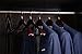 JS HANGER Wooden Extra-Wide Shoulder Suit Hangers for Coat and Pants, Walnut Finish, 6-Pack