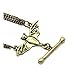 CA Mode Women's Vintage Goth Coffin Vampire Bat Pendants Necklace