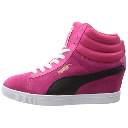 puma high top wedge sneakers