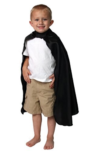 Kids Deluxe 24" Satin Superhero Cape (Choose Color)