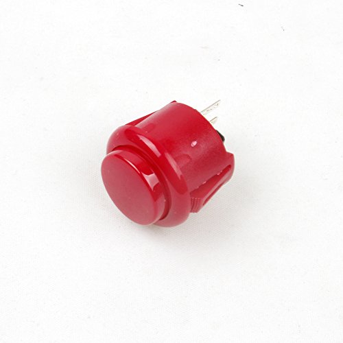 EG Starts 12x 24mm OEM Arcade Push Buttons Switch Perfect Replace for Sanwa OBSF-24 OBSC-24 OBSN-24 Push Button DIY Fighting Stick PC Joystick Games Parts ( Each Color of 2 Pieces )