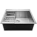 FireBird Handmade Kitchen Sink 25-inch Top-mount Single Bowl Stainless Steel 25