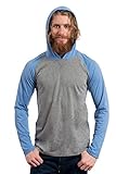 MTL-607-GRY/BLU-M-HOODIE