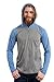 MTL-607-GRY/BLU-M-HOODIE