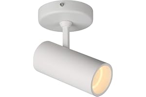 A AISILAN Aisilan LED Monopoint Spot Light Adjustable 90 Degrees Anti Glare Ceiling Spotlight for Indoor Foyer Living Room Warm White 12W COB Chip CRI 97