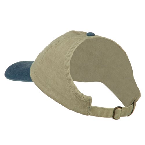 Pigment Dyed Ponytail Cap - Dark Khaki OSFM
