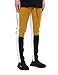 JD Apparel Men's Skinny Fit Retro Track Pants with Stripes