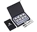 Servino Select Whiskey Stones + Chilling Stick Will Cool Your Drinks in 90 Seconds or Less! Reusable Stainless Steel Ice Cubes Will Never Leak, Melt, or Leave Rock Dust in Your Drinks! No Metal Taste