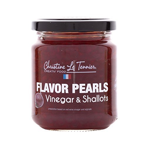 Christine Le Tennier Vinegar & Shallots Flavor Pearls, 7oz Jar by Christine Le Tennier