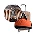 2PCS Add a Bag Luggage Strap Jacket Gripper, Heavy Duty Luggage Straps Carry-on Baggage Suitcase Straps Belts Travel Accessories,Carry Your Extra Bags(Black)