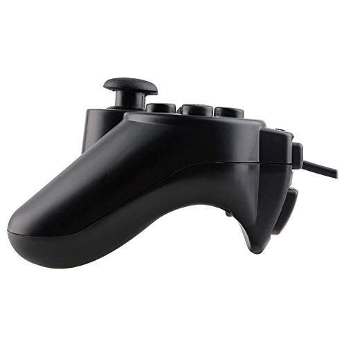 Wired Controller for PS2,Wetoph GD22 Dual Shock Gamepad for Playstation 2 Supports Dual Vibration Function(Third Party Product)-Black