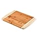 Small Bamboo Wood Cutting Board With Juice Grooves Best For Chopping Bread, Meat, and Cheese. Small (12 X 9) You Will Love How This Midori Way Decorative Buffet Tray Looks On Your Kitchen Counter.