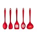 Silicone Utensil Set,Heat Resistant Kitchen Cooking and Baking Utensils,10.6-Inch (5 Piece Set)