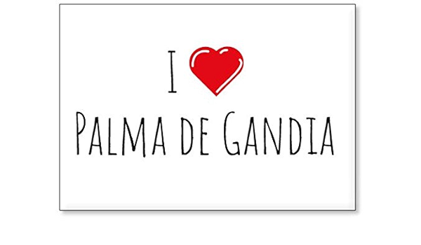 Mundus Souvenirs - Amo Palma de Gandia, Imán para Nevera ...