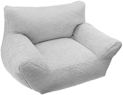 Gray Faux Fur Armchair Amazon Co Uk Kitchen Home