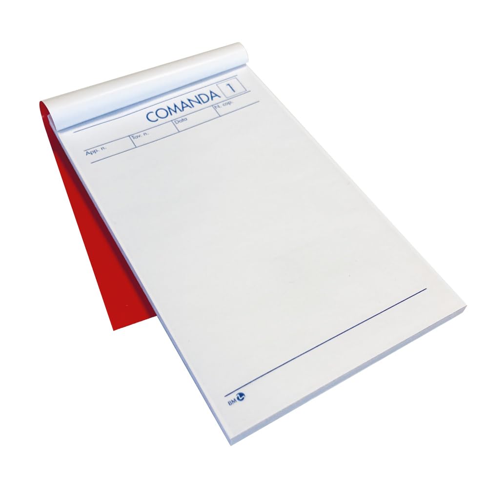 BM BeMore – Mod. 511/2, 0100070 – Command Block – 2 Copies – 25 Modules – Size 9.8 cm x 16.5 cm – Self-Copying Paper – Pack of 10