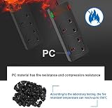 ExtraStar 2 Way Double Socket Power Extension Lead 5M Surge Protected 13A view 6