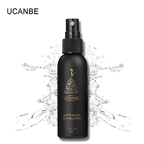 Fashionwu Long Lasting Women Portable Makeup Setting Spray Refreshing Moisturizing Matte Foundation Fixer for Finishing Setting 50ml