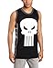 Marvel Men's Punisher Castle Basketball Jersey Shirt