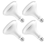 HyperSelect LED BR40 18W (100W Equivalent) Non-Dimmable, 3000K (Soft White Glow) Wide Flood Light Bulb, 110° Beam Angle, Medium Screw Base (E26) 4-Pack