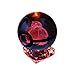 Dr. Pet Pokemon GO K9 Crystal Ball Pokeball Night Lights 7 Color LED Changing Base Lamp with Random Engraved Keychain (Snorlax)