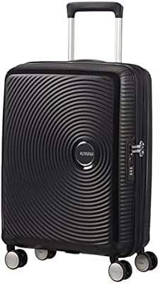 Soundbox - Trolley S Espandibile Bagaglio a Mano, 55 cm, 35.5/41 L, Nero (Bass Black)