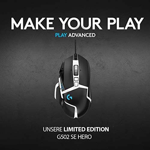 LOGITECH G502 HERO High Performance Mouse Ottico da Gioco - Nero EUR 55,00 - PicClick IT