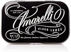Amarelli #43 Black Label Licorice Tin, 20 grams