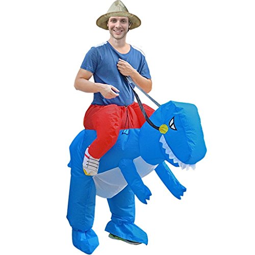 Funny Adult Inflatable Costume Suit Ride Me Inflatable Animal Fancy Dress Jumpsuit
