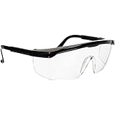 EYEGLASSTOR Safety Glasses Anti Fog For Men and Women,Scratch Resistant Wrap-Around Clear Eyewear
